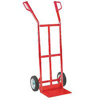 General Purpose Red Hand Truck With Rubber Wheels Capacity 125Kg 308076 General Purpose Red Hand Truck With Rubber Wheels Capacity 125Kg 308076