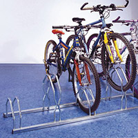 Cycle Rack for 5 Cycles Zinc Plated Grey 320077