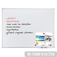 Franken ValueLine Magnetic Whiteboard 1000 x 750 mm Enameled SC3208 Franken ValueLine Magnetic Whiteboard 1000 x 750 mm Enameled SC3208