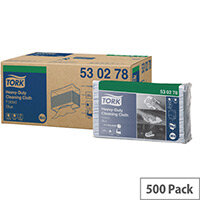 Tork Heavy Duty Cleaning Cloth W4 Refill 100 Sheets per Pack Blue Pack 5 (500 Clothes in total) 530278 Tork Heavy Duty Cleaning Cloth W4 Refill 100 Sheets per Pack Blue Pack 5 (500 Clothes in total) 530278