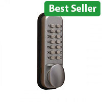 Lockit Mechanical Push Button Combination Door Lock Chrome DXLOCKITHB/C