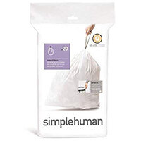 Simplehuman Custom Fit Bin Liners Code Q 50-65L, Pack of 20 CW0176 Simplehuman Custom Fit Bin Liners Code Q 50-65L, Pack of 20 CW0176