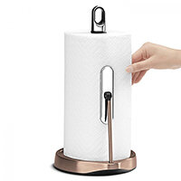 Simplehuman Kitchen Roll Holder Tall Tension Arm, Rose Gold Steel KT1178 Simplehuman Kitchen Roll Holder Tall Tension Arm, Rose Gold Steel KT1178