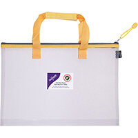 Snopake EVA Mesh High Capacity Project Zippa Bag A4 405x280mm Yellow 15873 Snopake EVA Mesh High Capacity Project Zippa Bag A4 405x280mm Yellow 15873