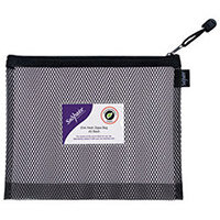Snopake Eva Mesh Zippa-Bag High Capacity A5 Black Pack of 3 15880 Snopake Eva Mesh Zippa-Bag High Capacity A5 Black Pack of 3 15880