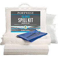 Portwest SM61 Oil Only Spill Kit 50L (Pack of 3) White