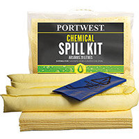 Portwest SM90 Spill Chemical Kit 20L (Pack of 6) Yellow