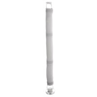 Snapwrap Cable tidy with attachment clips and weighted base - White