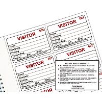Identibadge System Visitors Book Refill 300 Inserts IBRSYS300 Identibadge System Visitors Book Refill 300 Inserts IBRSYS300