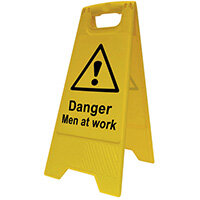 Spectrum Industrial Heavy Duty A Board Danger Men At Work 4710 Spectrum Industrial Heavy Duty A Board Danger Men At Work 4710
