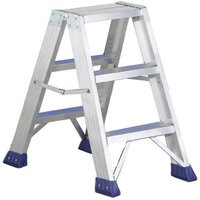 Punto Double Sided - 2 Step - a durable, multipurpose stepladder solution with non-slip design and easy storage
