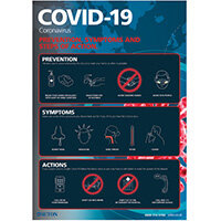 Covid-19 Prevention Symptoms Polypropylene with Adhesive A3 FA063A3ARP Covid-19 Prevention Symptoms Polypropylene with Adhesive A3 FA063A3ARP