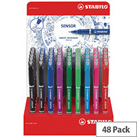 Stabilo Sensor Fineliner Display Stand Assorted Colours Pack of 48 189/48-1 Stabilo Sensor Fineliner Display Stand Assorted Colours Pack of 48 189/48-1
