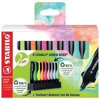 Stabilo Green Boss Desk Set Highlighter Assorted Pack of 8 6070/08-5