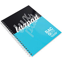 Silvine Luxpad Antibac Twinwire Notebook A5+ Pack of 3 LUXA5BAC Silvine Luxpad Antibac Twinwire Notebook A5+ Pack of 3 LUXA5BAC