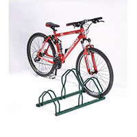 Cycle Rack Fits 5 Cycles Painted Green