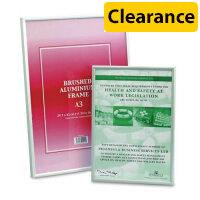 Brushed Aluminium A2 Picture Frame - Stylish Wall Display Frame