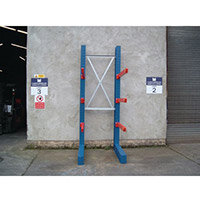 Cantilever Single Sided Starter Unit + 3 Arms (900mm Wide) 1200mm Arm Length