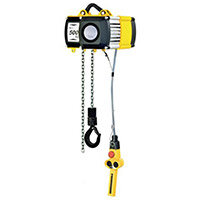 1000Kg Electric Chain Hoist Push Travel With Push Trolley Single Speed