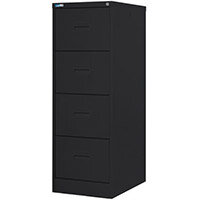 Filing Cabinet Kontrax Black Steel HxWxD: 1320x458x622mm Filing Cabinet Kontrax Black Steel HxWxD: 1320x458x622mm