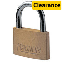 Economy Brass Padlock - 11mm Shackle, Pack of 2, Secure Locking for Home & Office