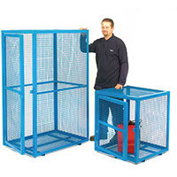 Security Cage Blue Steel 830x1400x700