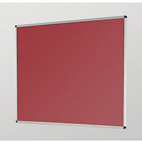 Aluminium Framed Noticeboards 1200X1200 Burgundy Board