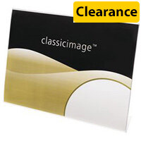 Counter/Desk Top Sign/Poster Holder A5 Landscape Slanted