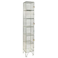 6 Door Mesh Locker 1980X300X381