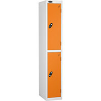 Probe 2 Door Locker Cam Lock ACTIVECOAT W305xD305xH1780mm White Body Orange Door Probe 2 Door Locker Cam Lock ACTIVECOAT W305xD305xH1780mm White Body Orange Door