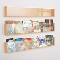 Shelf Style Wall Mounted Display  Pack Of 3