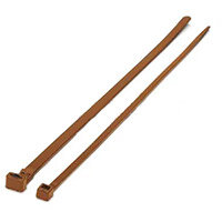 Standard Coloured Nylon Cable Ties Brown LxW 100x2.5mm