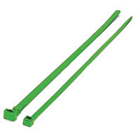 Standard Coloured Nylon Cable Ties Green LxW 100x2.5mm