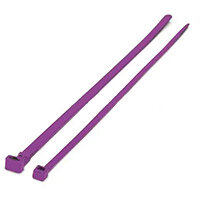 Standard Coloured Nylon Cable Ties Purple LxW 370x4.8mm