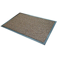 Economical Pvc-Backed Entrance Mat 90X120Cm Brown.