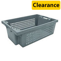 Perforated Side Stack And Nest Containers 600x400x200mm