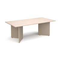 Rectangular Arrow Leg Boardroom Table HxWxD 725x2000x1000mm Maple Rectangular Arrow Leg Boardroom Table HxWxD 725x2000x1000mm Maple