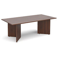 Rectangular Arrow Leg Boardroom Table HxWxD 725x2000x1000mm Walnut Rectangular Arrow Leg Boardroom Table HxWxD 725x2000x1000mm Walnut
