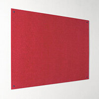 Eco-Colour Frameless Resist-A-Flame Board 1200x1800mm Red