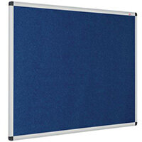 Eco-Colour Aluminium Framed Resist-A-Flame Board 600x900mm Blue