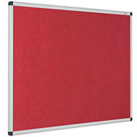 Eco-Colour Aluminium Framed Resist-A-Flame Board 900x1200mm Red