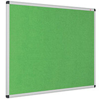 Eco-Colour Aluminium Framed Resist-A-Flame Board 1200x2400mm Apple Green