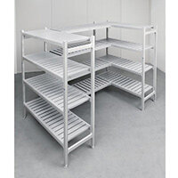 Eko Fit Aluminium Shelving 4 Shelf Levels 450x1070x1700 Starter Bay