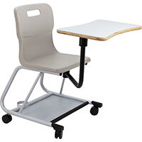 Titan Teach Chair with Writing Tablet 470mm Seat Height (Ages: 14+ Years) Grey T300-G - 5 Year Guarantee Titan Teach Chair with Writing Tablet 470mm Seat Height (Ages: 14+ Years) Grey T300-G - 5 Year Guarantee