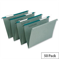 Rexel Crystalfile Linked Suspension File Foolscap Green Pack 50 Rexel Crystalfile Linked Suspension File Foolscap Green Pack 50