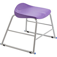 Titan High Backless Classroom Stool Size 2 395mm Seat Height (Ages: 4-6 Years) Polly Lipped Seat with Skid Base Purple T89-P - 5 Year Guarantee Titan High Backless Classroom Stool Size 2 395mm Seat Height (Ages: 4-6 Years) Polly Lipped Seat with Skid Base Purple T89-P - 5 Year Guarantee