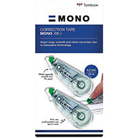 Tombow MONO air4 Correction Tape 4.2mm x 10m Pack of 20 CT-CA4-20 Tombow MONO air4 Correction Tape 4.2mm x 10m Pack of 20 CT-CA4-20
