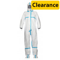 Tyvek 600 Plus Disposable Coverall With Socks White XL (D13398935)