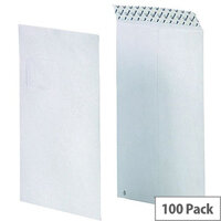 Tyvek Envelope 229x324mm C4 90gsm Window White (Pack of 100) Tyvek Envelope 229x324mm C4 90gsm Window White (Pack of 100)