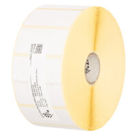 Zebra Z-Select 2000D Thermal Label - 57.15 mm Width x 31.75 mm Length - Permanent Adhesive - Rectangle - Direct Thermal - White - 2100 / Roll - 1
